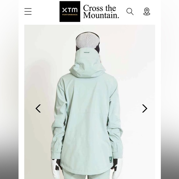 XTM Performance: Palladium ll Ladies Snow Shell Jacket Jade - Picture 4 of 13
